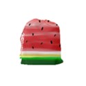 Painted watermelon pattern, fruit themed apparel Drawstring Pouch (Medium) View2