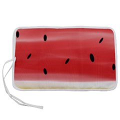 Painted Watermelon Pattern, Fruit Themed Apparel Pen Storage Case (s) by Casemiro