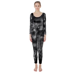 Field Of Light Abstract 1 Long Sleeve Catsuit by DimitriosArt