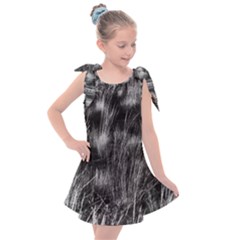 Field Of Light Abstract 1 Kids  Tie Up Tunic Dress by DimitriosArt