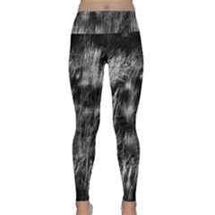 Field Of Light Abstract 1 Lightweight Velour Classic Yoga Leggings by DimitriosArt