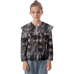 Field Of Light Abstract 1 Kids  Peter Pan Collar Blouse by DimitriosArt