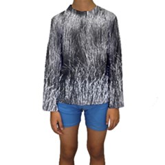 Field Of Light Abstract 2 Kids  Long Sleeve Swimwear by DimitriosArt