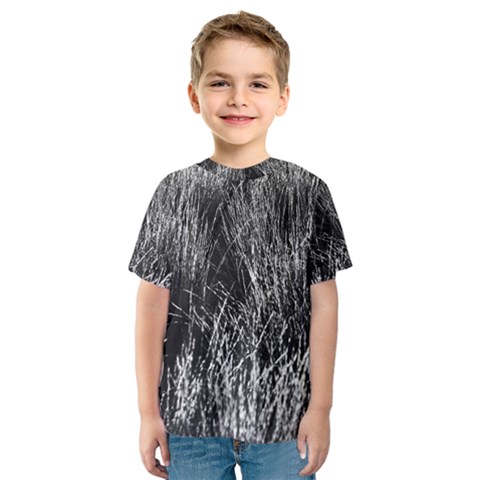 Field Of Light Abstract 2 Kids  Sport Mesh Tee by DimitriosArt