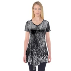 Field Of Light Abstract 2 Short Sleeve Tunic  by DimitriosArt