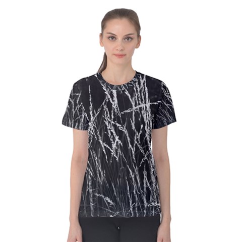 Field Of Light Abstract 3 Women s Cotton Tee by DimitriosArt