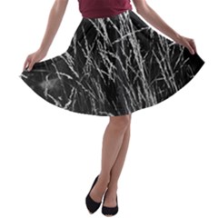 Field Of Light Abstract 3 A-line Skater Skirt by DimitriosArt