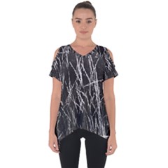 Field Of Light Abstract 3 Cut Out Side Drop Tee by DimitriosArt