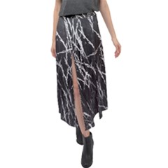 Field Of Light Abstract 3 Velour Split Maxi Skirt by DimitriosArt