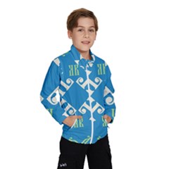 Abstract Pattern Geometric Backgrounds   Kids  Windbreaker by Eskimos