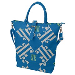 Abstract Pattern Geometric Backgrounds   Buckle Top Tote Bag by Eskimos