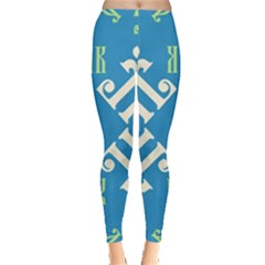 Abstract Pattern Geometric Backgrounds   Leggings  by Eskimos