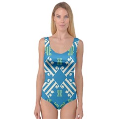 Abstract Pattern Geometric Backgrounds   Princess Tank Leotard  by Eskimos