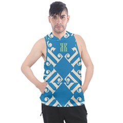 Abstract Pattern Geometric Backgrounds   Men s Sleeveless Hoodie by Eskimos