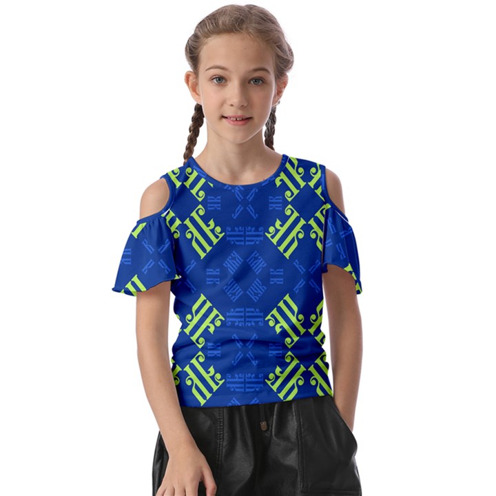 Abstract pattern geometric backgrounds   Kids  Butterfly Cutout Tee