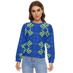 Abstract Pattern Geometric Backgrounds   Women s Long Sleeve Raglan Tee