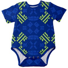 Abstract Pattern Geometric Backgrounds   Baby Short Sleeve Onesie Bodysuit