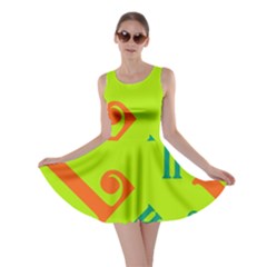 Abstract Pattern Geometric Backgrounds   Skater Dress by Eskimos