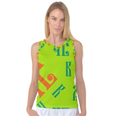 Abstract Pattern Geometric Backgrounds   Women s Basketball Tank Top by Eskimos