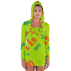 Abstract Pattern Geometric Backgrounds   Long Sleeve Hooded T-shirt by Eskimos