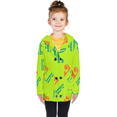 Abstract Pattern Geometric Backgrounds   Kids  Double Breasted Button Coat by Eskimos