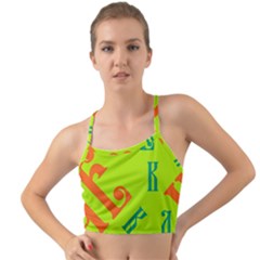 Abstract Pattern Geometric Backgrounds   Mini Tank Bikini Top by Eskimos