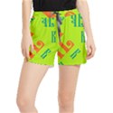 Abstract pattern geometric backgrounds   Women s Runner Shorts View1