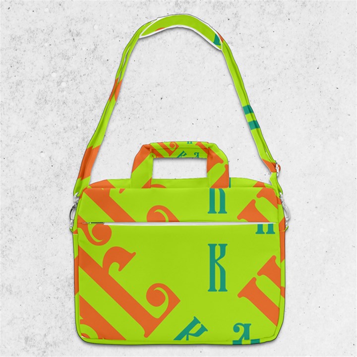 Abstract pattern geometric backgrounds   MacBook Pro Shoulder Laptop Bag 