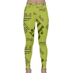 Abstract Pattern Geometric Backgrounds   Classic Yoga Leggings by Eskimos