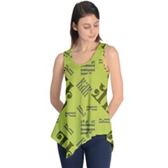 Abstract Pattern Geometric Backgrounds   Sleeveless Tunic by Eskimos