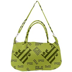 Abstract Pattern Geometric Backgrounds   Removal Strap Handbag by Eskimos