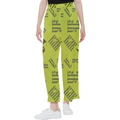 Abstract Pattern Geometric Backgrounds   Women s Pants  by Eskimos