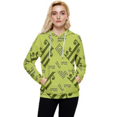 Abstract Pattern Geometric Backgrounds   Women s Lightweight Drawstring Hoodie