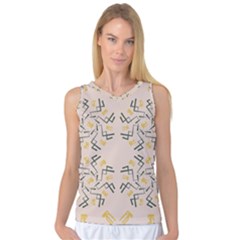 Abstract Pattern Geometric Backgrounds   Women s Basketball Tank Top by Eskimos