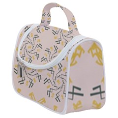 Abstract Pattern Geometric Backgrounds   Satchel Handbag by Eskimos