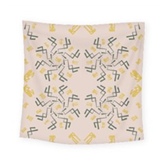 Abstract Pattern Geometric Backgrounds   Square Tapestry (small) by Eskimos