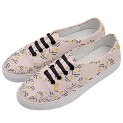 Abstract Pattern Geometric Backgrounds   Women s Classic Low Top Sneakers by Eskimos