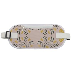 Abstract Pattern Geometric Backgrounds   Rounded Waist Pouch by Eskimos