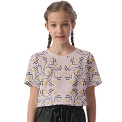 Abstract Pattern Geometric Backgrounds   Kids  Basic Tee