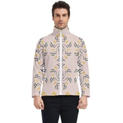 Abstract Pattern Geometric Backgrounds   Men s Bomber Jacket