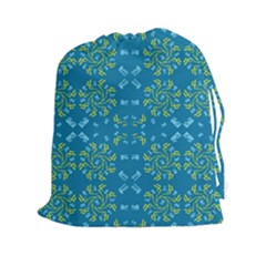 Abstract Pattern Geometric Backgrounds   Drawstring Pouch (2xl)