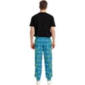 Abstract pattern geometric backgrounds   Men s Elastic Waist Pants View2