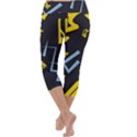 Abstract pattern geometric backgrounds   Capri Yoga Leggings View4