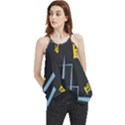 Abstract pattern geometric backgrounds   Flowy Camisole Tank Top View1