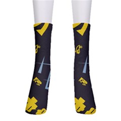 Abstract Pattern Geometric Backgrounds   Crew Socks