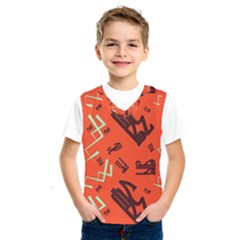 Abstract Pattern Geometric Backgrounds   Kids  Basketball Tank Top by Eskimos