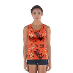 Abstract Pattern Geometric Backgrounds   Sport Tank Top  by Eskimos