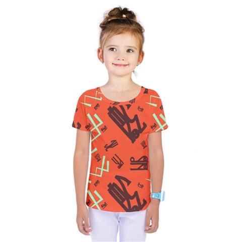 Abstract Pattern Geometric Backgrounds   Kids  One Piece Tee by Eskimos