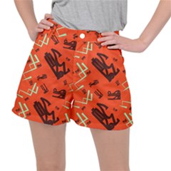 Abstract Pattern Geometric Backgrounds   Ripstop Shorts by Eskimos