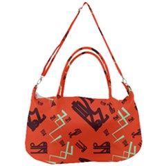 Abstract Pattern Geometric Backgrounds   Removal Strap Handbag by Eskimos